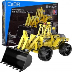 Konstrukcyjny zestaw CaDA Technic ładowarka kołowa z napędem pull-back 25 cm
