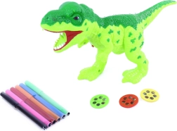 Interaktywny projektor dinozaura