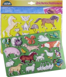 Lena szablony do rysowania – konie i koty