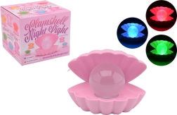 Lampka Muszla z Perłą zmieniająca kolor