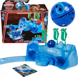 Bakugan Training Set z figurką Octogan Aquatic Clan niebieski – gra strategiczna