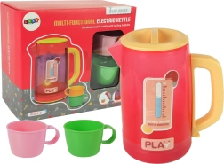 Elektroniczny różowy czajnik z dźwiękami i światłami