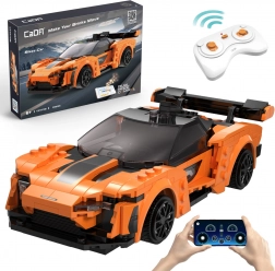 Klocki CaDA RC samochód sportowy BLAZE CAR, pomarańczowy, Dual Mode, 295 elementów