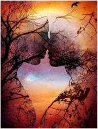 Malowanie diamentowe Dawna miłość 30x40 cm