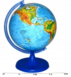 Globus geograficzny 16 cm