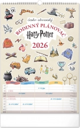 Kalendarz ścienny Rodzinny planujący Harry Potter 2026