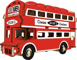 Drewniane puzzle 3D Doubledecker
