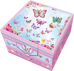 tajny dwupoziomowy zestaw papierniczy z ozdobnym piórem