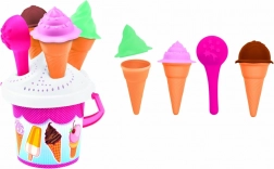 Zestaw piaskowy do robienia lodów