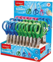 Nożyczki szkolne KEYROAD Soft 15 cm, assortyment - 1 sztuka