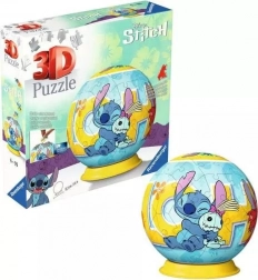 3D puzzle kula DISNEY Stitch 72 elementów na podstawce