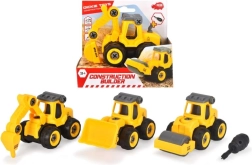 Samochodzik budowlany ze śrubokrętem 12,5 cm (4 rodzaje)