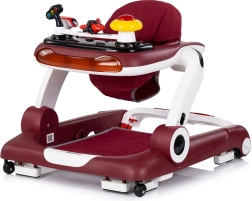 Chipolino interaktywny chodzik Little Explorer 4w1, czerwony