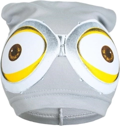 Wiosenna czapeczka dziecięca New Baby z motywem Minionka, szara