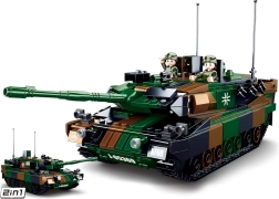 Sluban model bricks niemiecki czołg bojowy Leopard 2A5 zestaw klocków