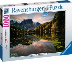 Puzzle 1000 elementów Ravensburger – jezioro Piburger