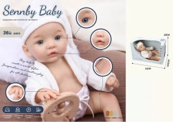 Lalkowa laleczka niemowlę w czapeczce Jagoda 32 cm