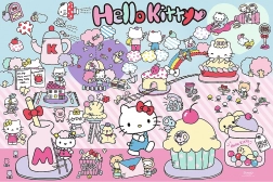 Puzzle Odkrywaj świat Hello Kitty 300 elementów