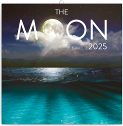 Kalendarz notatkowy Księżyc 2025 30 × 30 cm