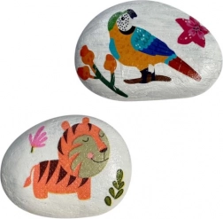 Arto zdobienie kamieni techniką serwetkową