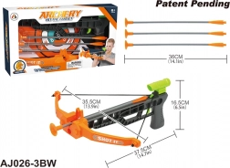 Dziecięca sportowa kusza z tarczą i strzałami