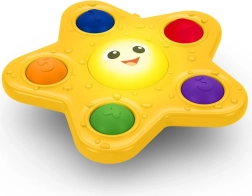 Baby Einstein aktywna zabawka z przyssawką Pop & Glow Starfish dla niemowląt 6m+
