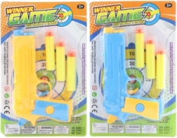Plastowy pistolet z piankowymi nabojami