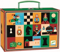 Malowane szachy Djeco