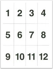 Oxybag zestaw wycinanych cyfr i znaków