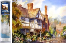 Norimpex diamentowe malowanie Wiejska willa 30x40 cm