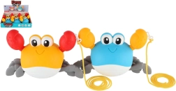 Nakręcana zabawka krab 20x12 cm – dwukolorowa