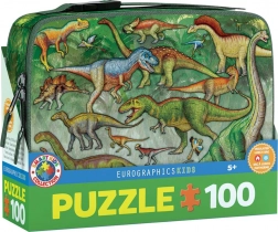 Puzzle w termo lunchboxie Dinozaury 100 elementów EUROGRAPHICS