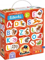Puzzle w pary – literki