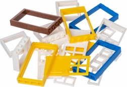 L-W Toys kreatywny zestaw kolorowych okien i drzwi