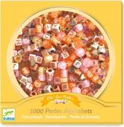 Djeco tworzenie biżuterii – złoty alfabet