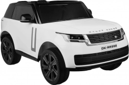 Dziecięcy elektryczny samochód Range Rover 4x4 z wyświetlaczem i pilotem – Biały