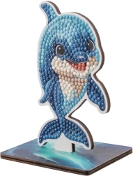 Diamentowe malowanie CRYSTAL ART: Ocean - Delfin