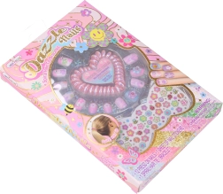 Paznokcie samoprzylepne z naklejkami - kwiatuszki