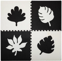 Mata do zabawy z pianki puzzle MoMi FELI czarna