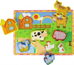 Drewniana 3D układanka Farma