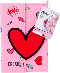 Mini kosmetyczna saszetka ze skóry ekologicznej z magnetycznym zapięciem