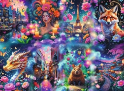 Puzzle Trefl Premium Plus Kolorowy świat 8000 elementów
