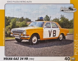 RETRO-AUTA puzzle Wołga GAZ 24 VB 40 elementów