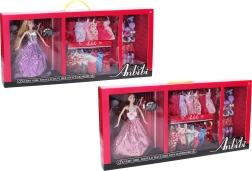 Lalka z garderobą i modnymi dodatkami