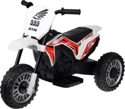 Dziecięcy trójkołowiec elektryczny z muzyką – Biały