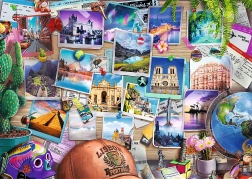Puzzle TREFL Premium Plus Czas na Herbatę: Wspomnienia z Podróży 500 Elementów