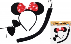 Zestaw karnawałowy - czarna myszka