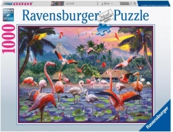 Ravensburger puzzle Pink Flamingos 1000 elementów