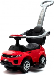 Dziecięcy jeździk 3w1 z prowadzącą rączką BABY MIX – czerwone SUV