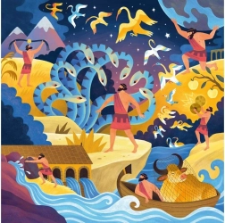 Puzzle 12 prac Heraklesa 64 elementy RAVENSBURGER